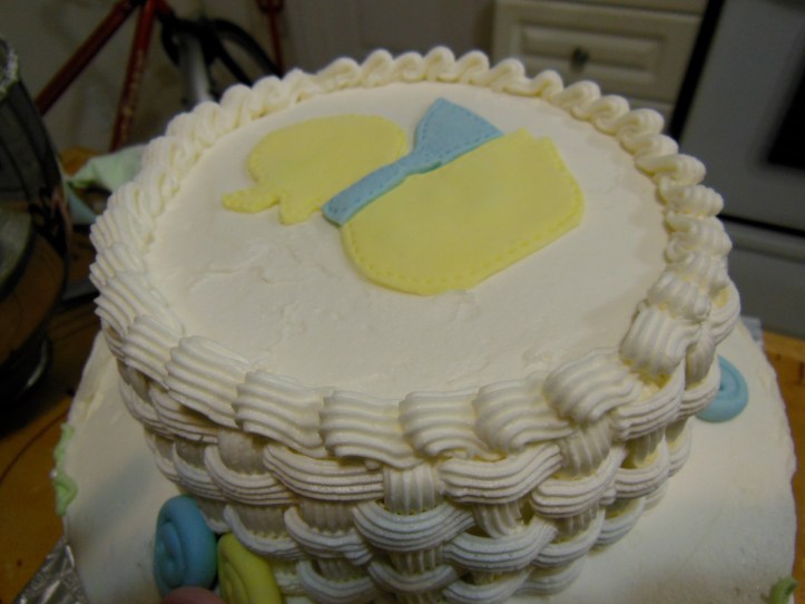 2-tier ducky cake top